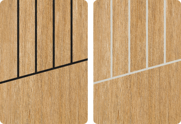 Flexiteek denio danga - BLEACHED spalva